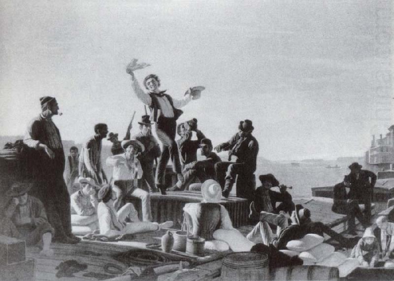 George Caleb Bingham Die Frohhichen Bootsleute china oil painting image